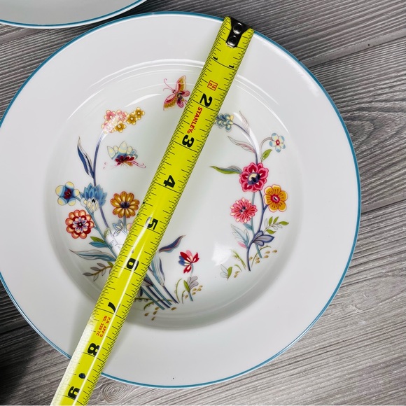 Vintage Jardin by Andrea " Sedek" Pattern Porcelain Dinner-Soup Bowls floral - Picture 7 of 7
